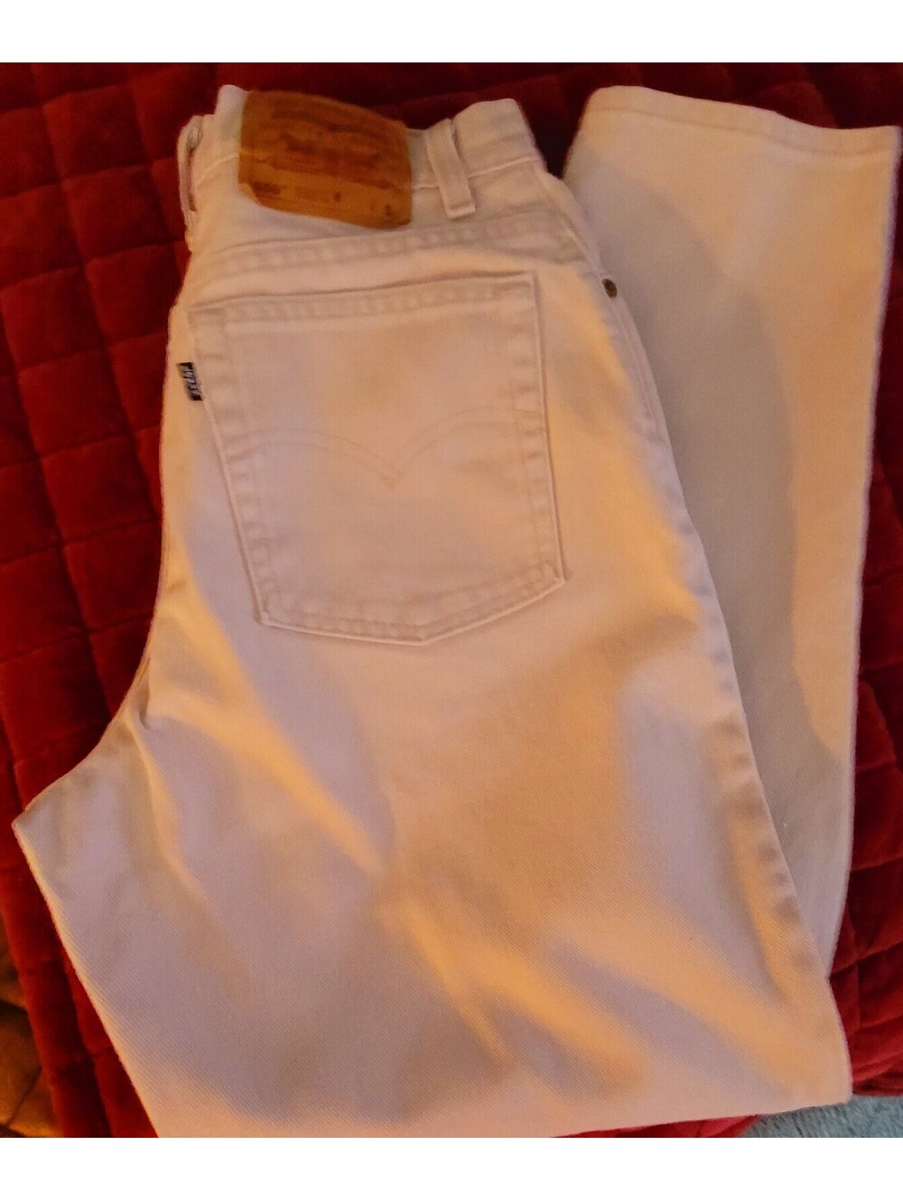 Levi's 550 bone color Relaxed Fit Jeans 12R